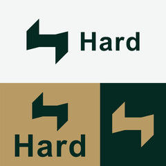 Modern digital H letter logo design, H letter minimal logo