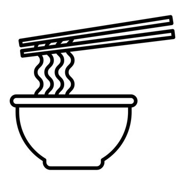 recommend clip art: noodle line icon.