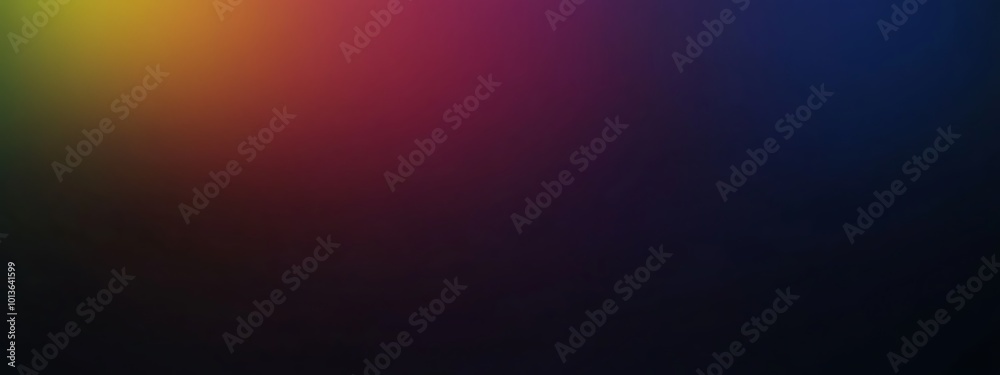 Poster abstract blurred background with vibrant colors fading into darkness.