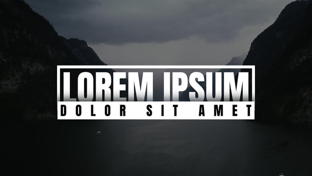 Shadow Text Animations | Corporate Text Animation for Financial Reports and Economic Forecasts