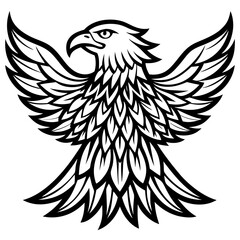 Obraz premium eagle with wings