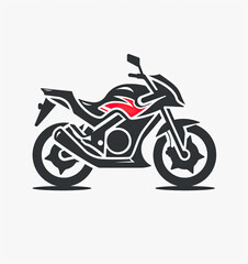 Beautiful Motorcycle Logo, Motorbike Design for Your Corporate and Business Graphic Resource or Creative Project, Ai Generative
