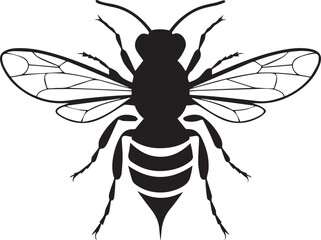 Obraz premium vector silhouette of a hornet Art & Illustration