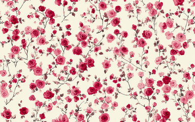 Vintage floral texture art background