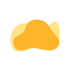 abstract shape yellow color vector