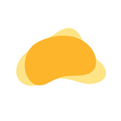 abstract shape yellow color vector