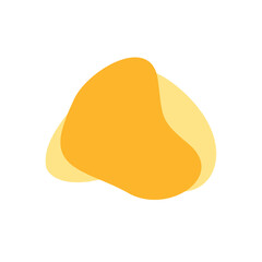 abstract shape yellow color vector
