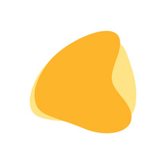 abstract shape yellow color vector