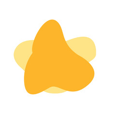 abstract shape yellow color vector