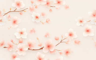 Fototapeta premium Vintage floral texture art background 