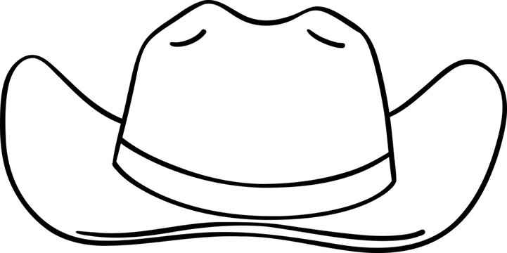 recommend clip art: cowboy hat doodle