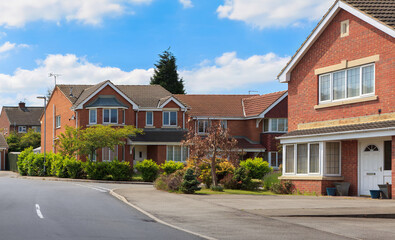 New and modern english houses