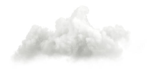 Steam white clouds ozone transparent backgrounds special effect 3d illustration