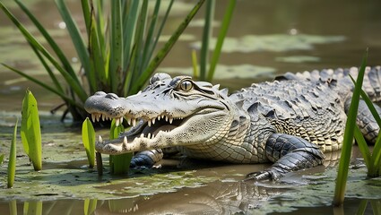 Explore the majestic world of alligators through this high-resolution 8K photography collection. Each image captures the raw beauty, power, and mystery of these ancient reptiles in their natural habit