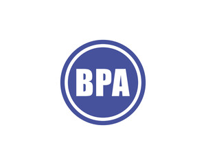 BPA logo design vector template. BPA