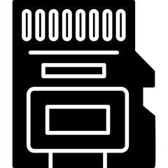 Fototapeta premium Memory Card icon
