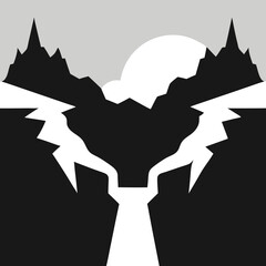 silhouette of a tree