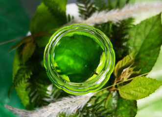 eucalyptus oil from distillation without additional chemicals, the green color is very thick, a natural herbal medicine to treat flu, asthma, inflammation and also as a pain reliever