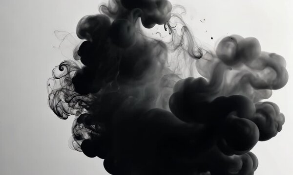 Poster Ink Text And Logo Effect Mockup Video