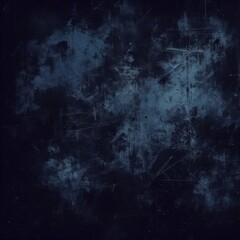 Dark blue grunge texture with abstract distressed scratch marks