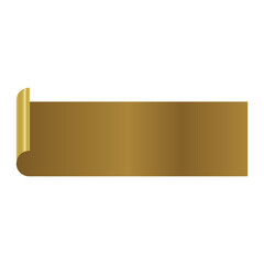 luxury gold ribbon