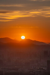 Sunrise Over Seodaemun Ansan
