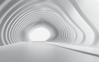 Obraz premium Minimalist modern art building space structure