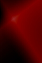 bright red glare of light on a black background