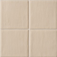 Fototapeta premium Soft Beige Handwoven Cotton Tile for Elegant Spaces