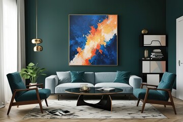 Vibrant Abstract Artwork for Contemporary Home D�cor
