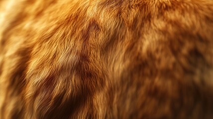 Fototapeta premium A close-up of soft, orange fur, highlighting texture and color variations.