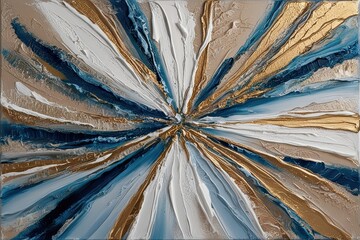 Vibrant Abstract Canvas Art Featuring Detailed Texture and Innovative Brushstroke Techniques