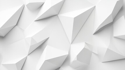 Fototapeta premium Abstract white and gray background. Abstract white polygonal background.