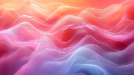 Obraz premium Abstract Wavy Pattern with Soft Gradient Colors
