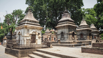 The architecture of Kathmandu in Nepal