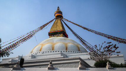 The architecture of Kathmandu in Nepal