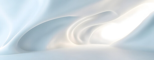 Obraz premium 3D Light White Background