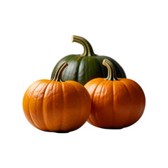 Fototapeta premium Pumpkins Isolated on a transparent background