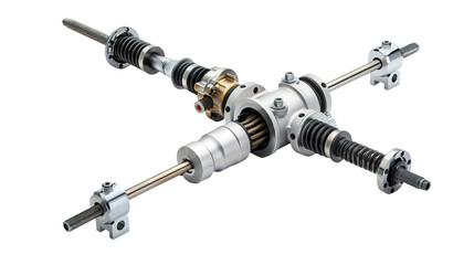 Car Drive Shaft isolated on transparent background, PNG