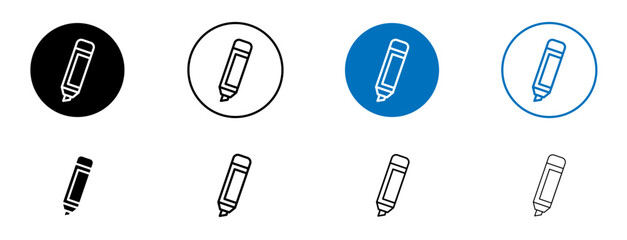 Highlighter pen icon in vector format