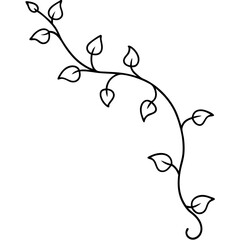 Fototapeta premium vine separators border outline coloring book page line art drawing