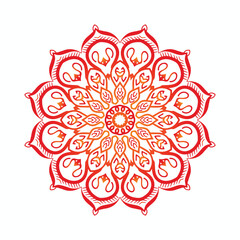 mandala Art color vector design 