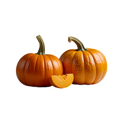 Pumpkins Isolated on a transparent background