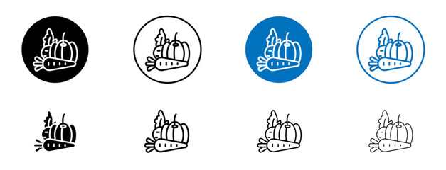 Vegetable icon in vector format