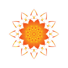 mandala Art color vector design 
