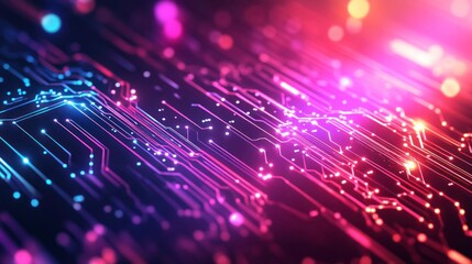 Fototapeta premium Abstract Technology Circuit Board Background