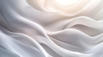 Obraz premium Minimalist abstract background with overlapping grey and white geometric shapes forming a clean, modern design.