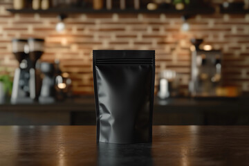 Obraz premium Elegant Black Packaging Mockup