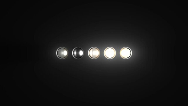 Laden-Animation, helles LED-Lauflicht