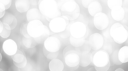 Obraz premium Colorful Bokeh Lights on white Background. Party, Holiday, Festival.